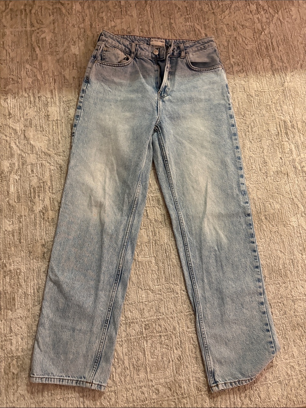 We The Free Light Blue Straight Jeans